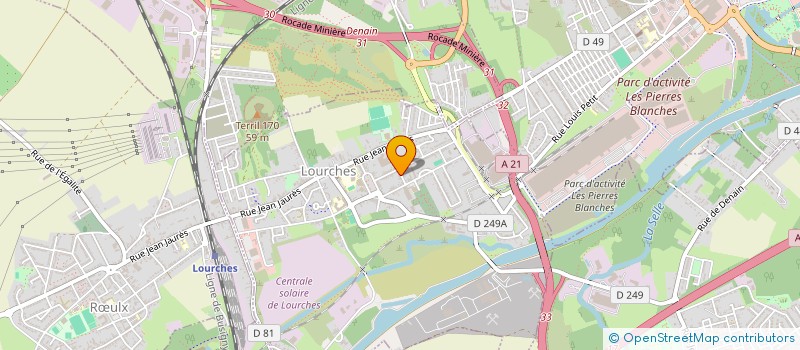 localisation de l'entreprise MADAME VERONIQUE SAUDEMONT  LOURCHES