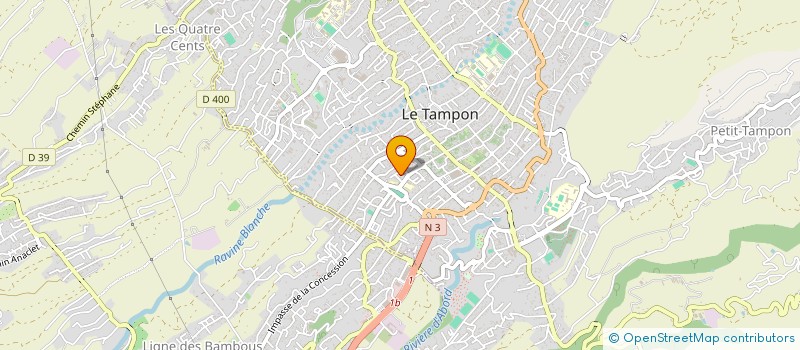localisation de l'entreprise MADAME VERONIQUE SAUGER à LE TAMPON