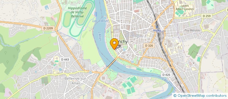 localisation de l'entreprise MADAME VERONIQUE SAURAT à VICHY