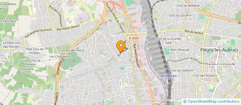 localisation de l'entreprise MADAME VERONIQUE SAUSSET à ORLEANS