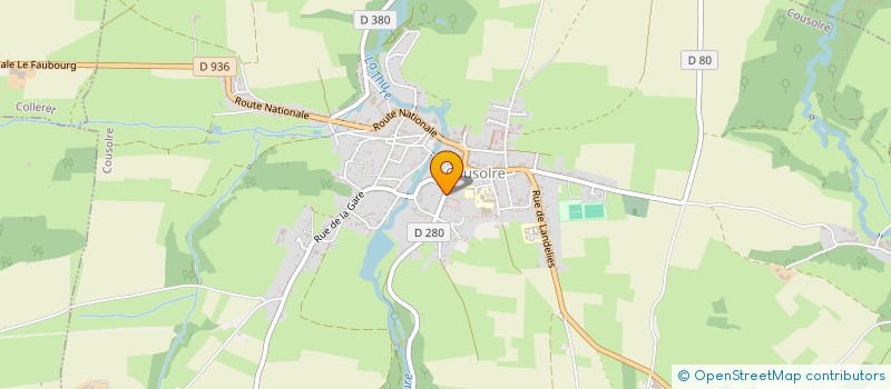 localisation de l'entreprise MADAME VERONIQUE SAUTIER  COUSOLRE