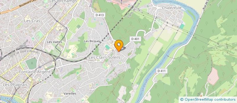 localisation de l'entreprise MADAME VERONIQUE SAVALLI  BESANCON