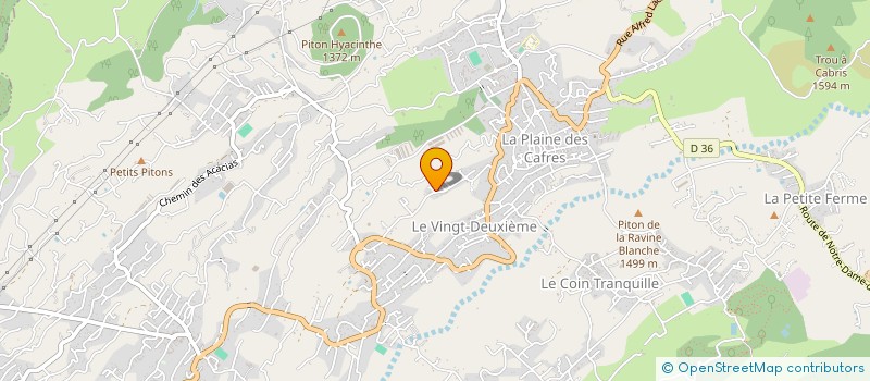 localisation de l'entreprise MADAME VERONIQUE SAVIAYE  LE TAMPON