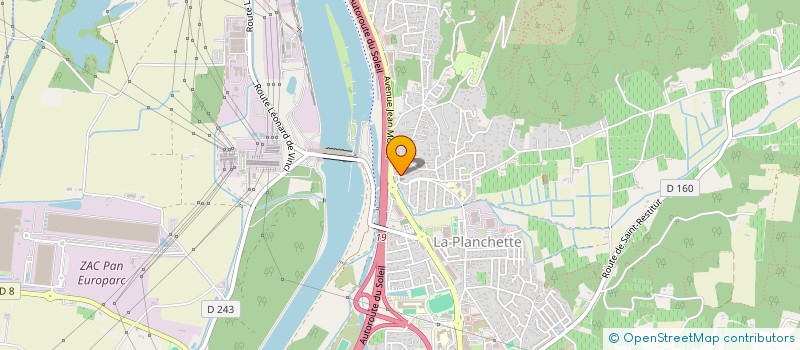 localisation de l'entreprise MADAME VERONIQUE SCARDICCHIO  BOLLENE