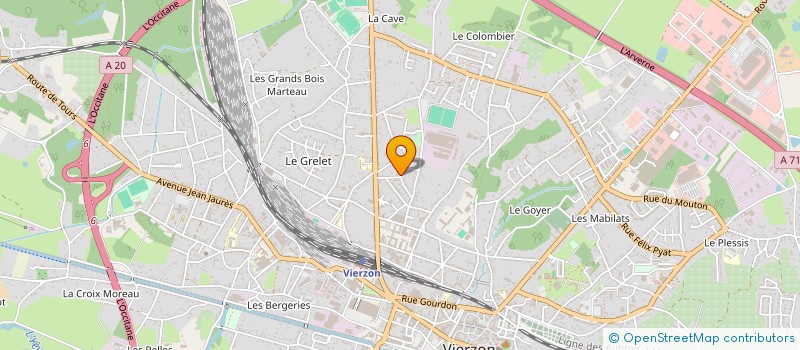 localisation de l'entreprise MADAME VERONIQUE SCHIRER  VIERZON