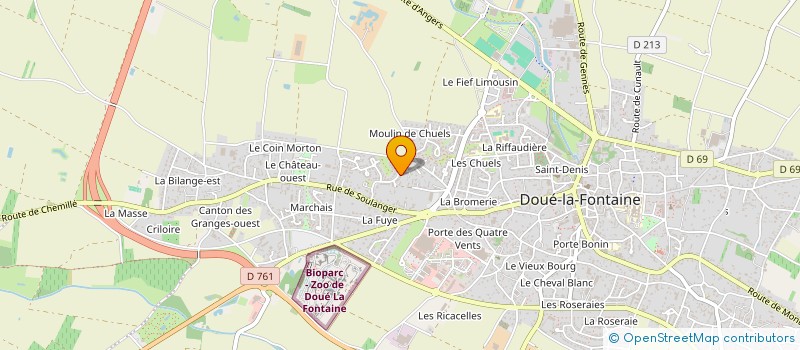 localisation de l'entreprise MADAME VERONIQUE SCHLECHT à DOUE-EN-ANJOU