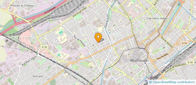 localisation de l'entreprise MADAME VERONIQUE SCHLIENGER  MULHOUSE