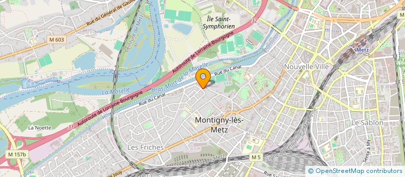 localisation de l'entreprise MADAME VERONIQUE SCHNEIDER  MONTIGNY-LES-METZ