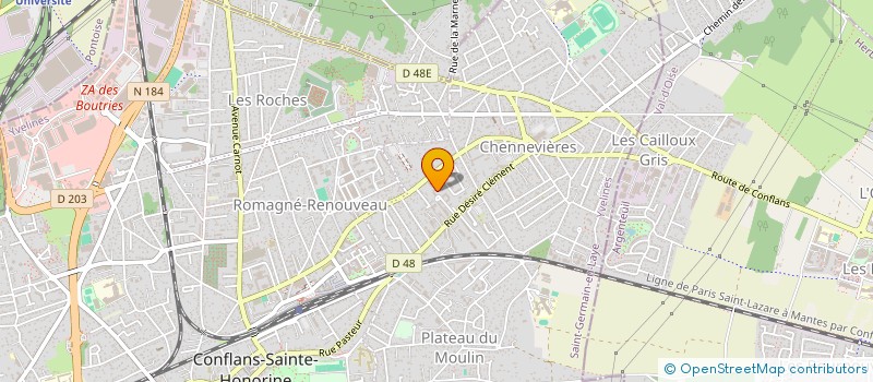 localisation de l'entreprise MADAME VERONIQUE SCHNEIDER  CONFLANS-SAINTE-HONORINE