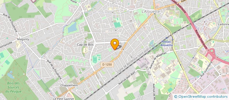 localisation de l'entreprise MADAME VERONIQUE SCHONE  PESSAC