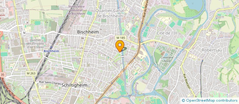 localisation de l'entreprise MADAME VERONIQUE SCHULER  BISCHHEIM