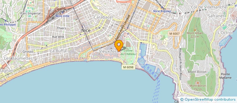 localisation de l'entreprise MADAME VERONIQUE SEBASTIAN à NICE