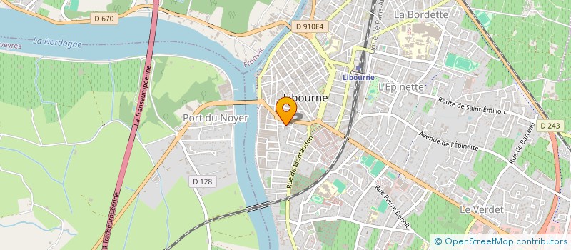 localisation de l'entreprise MADAME VERONIQUE SEGUIN  LIBOURNE