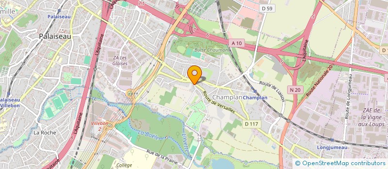 localisation de l'entreprise MADAME VERONIQUE SELLAM  CHAMPLAN