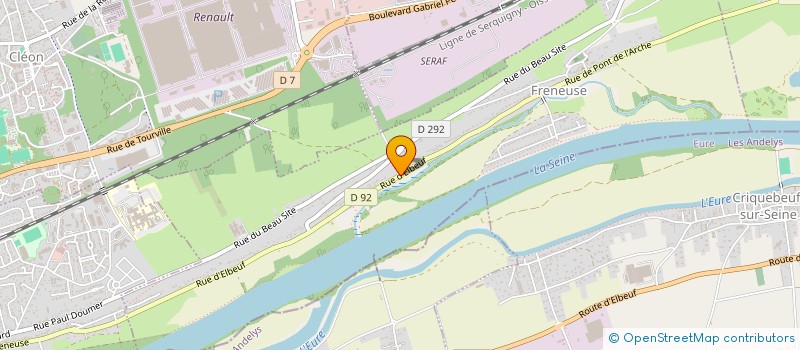 localisation de l'entreprise MADAME VERONIQUE SENECAL  FRENEUSE