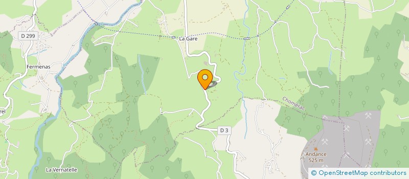 localisation de l'entreprise MADAME VERONIQUE SENTUCQ  CHOMERAC