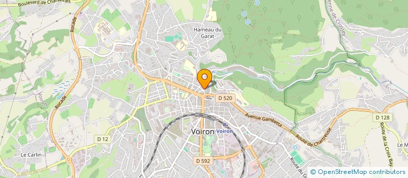 localisation de l'entreprise MADAME VERONIQUE SERRANO ALARCON à VOIRON