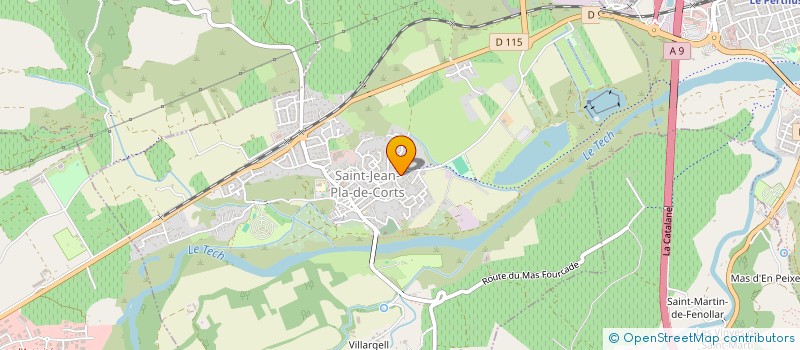 localisation de l'entreprise MADAME VERONIQUE SERRAT  SAINT-JEAN-PLA-DE-CORTS