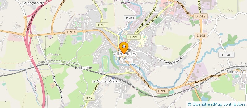 localisation de l'entreprise MADAME VERONIQUE SERVAIN  VILLEDIEU-LES-POELES-ROUFFIGNY