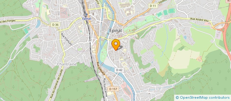 localisation de l'entreprise MADAME VERONIQUE SIBILLE à EPINAL