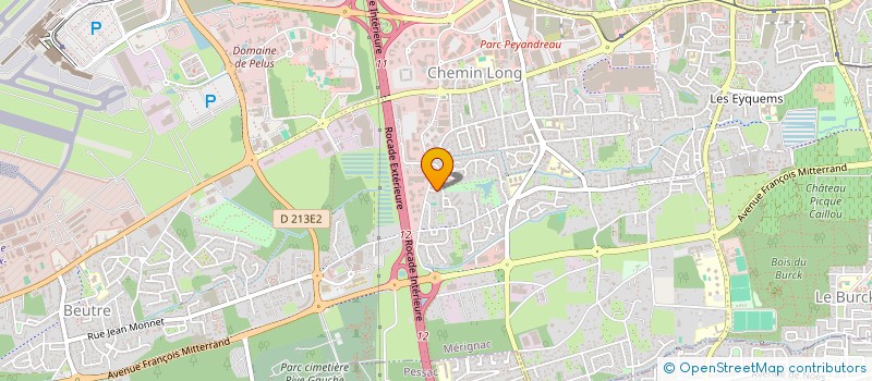 localisation de l'entreprise MADAME VERONIQUE SILVA  MERIGNAC