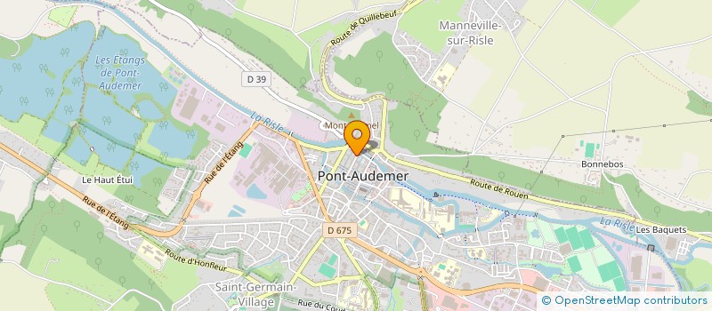 localisation de l'entreprise MADAME VERONIQUE SIMON  PONT-AUDEMER