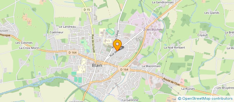 localisation de l'entreprise MADAME VERONIQUE SIMON  BLAIN