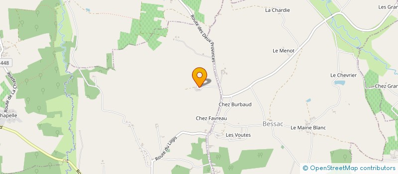 localisation de l'entreprise MADAME VERONIQUE SIONNEAU à BRIE SOUS BARBEZIEUX