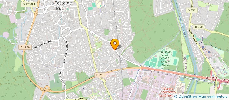 localisation de l'entreprise MADAME VERONIQUE SIREIX à LA TESTE-DE-BUCH