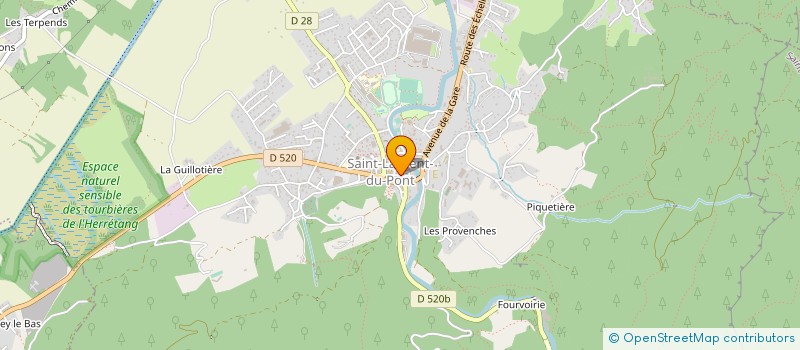 localisation de l'entreprise MADAME VERONIQUE SMITH  SAINT-LAURENT-DU-PONT