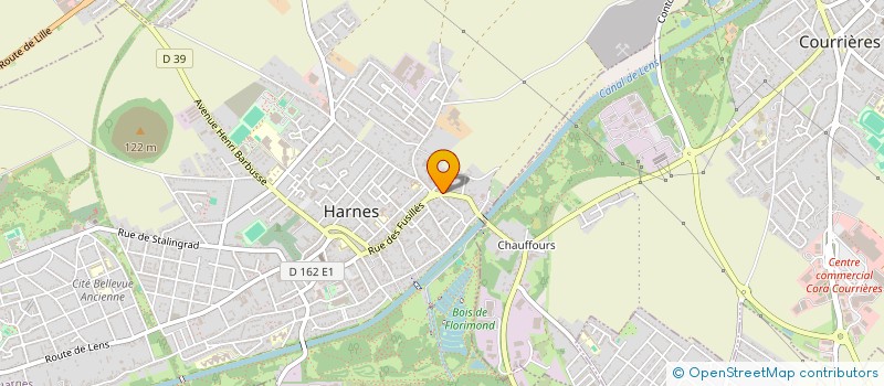 localisation de l'entreprise MADAME VERONIQUE SONNEVILLE à HARNES