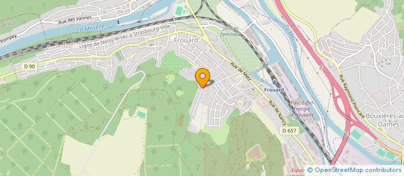 localisation de l'entreprise MADAME VERONIQUE SOPHIE ROLAND  FROUARD