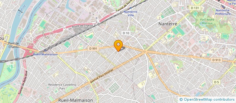 localisation de l'entreprise MADAME VERONIQUE SORIA à NANTERRE
