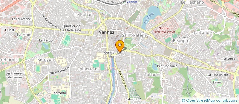 localisation de l'entreprise MADAME VERONIQUE SORIN à VANNES