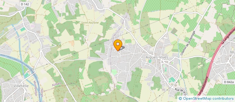 localisation de l'entreprise MADAME VERONIQUE SOUBEIRAN  AIGUES-VIVES