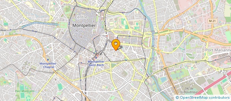 localisation de l'entreprise MADAME VERONIQUE SOULAS à MONTPELLIER