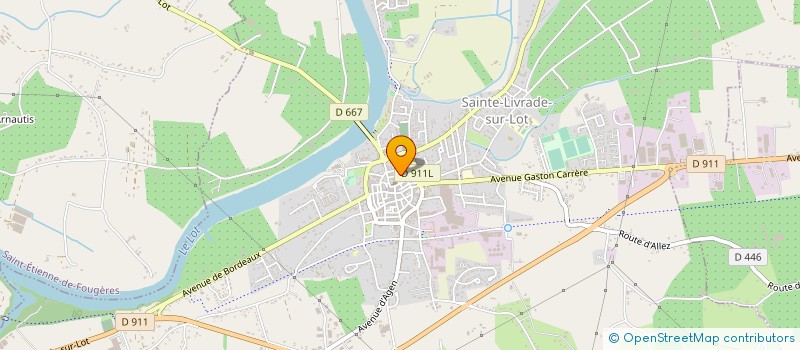 localisation de l'entreprise MADAME VERONIQUE SOULIER MARATUECH  SAINTE-LIVRADE-SUR-LOT