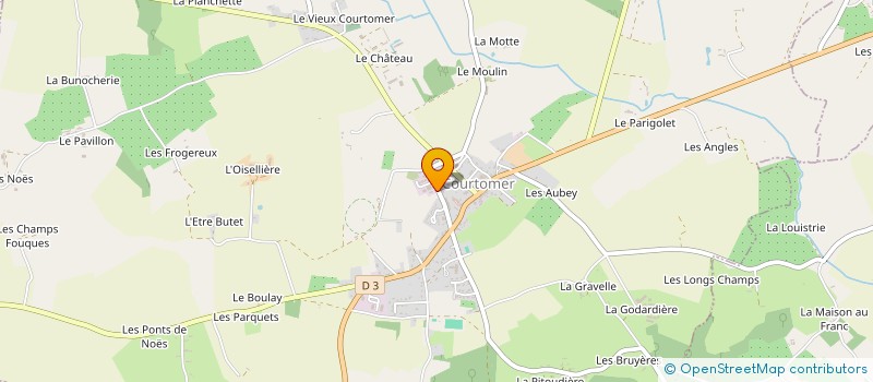 localisation de l'entreprise MADAME VERONIQUE SOUMET à COURTOMER