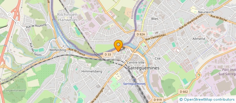 localisation de l'entreprise MADAME VERONIQUE SPANNAGEL à SARREGUEMINES