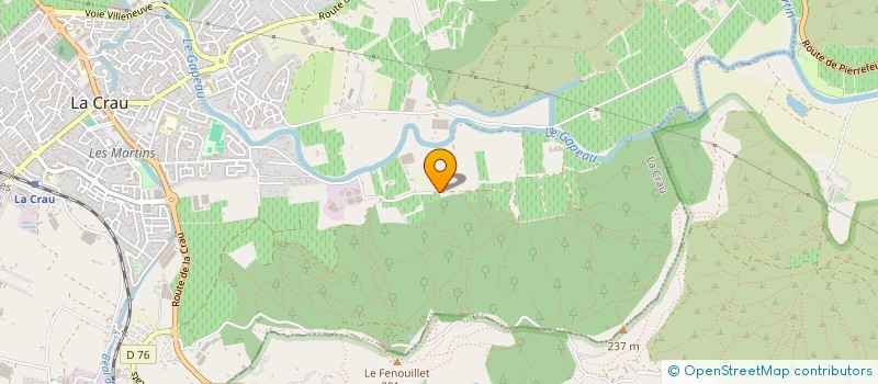 localisation de l'entreprise MADAME VERONIQUE STALIN  LA CRAU