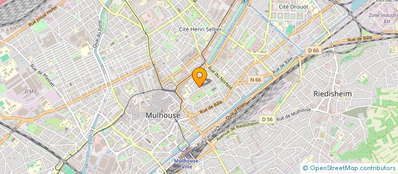 localisation de l'entreprise MADAME VERONIQUE STOFFEL  MULHOUSE