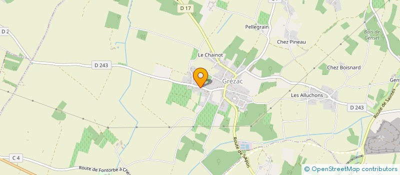 localisation de l'entreprise MADAME VERONIQUE STRAUSS à GREZAC
