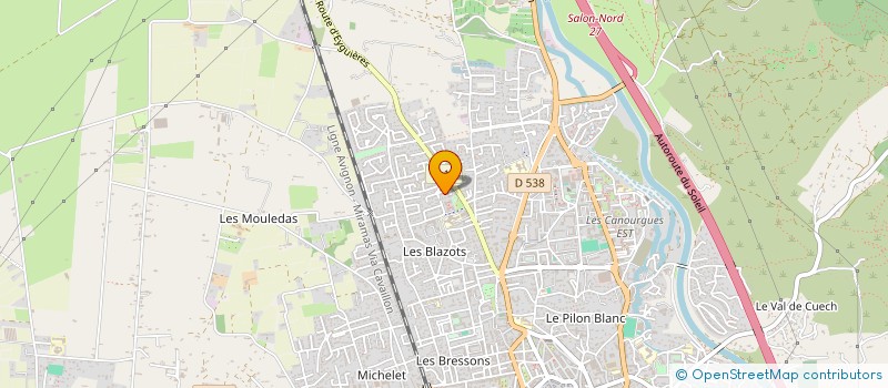 localisation de l'entreprise MADAME VERONIQUE STRAZZERA  SALON-DE-PROVENCE