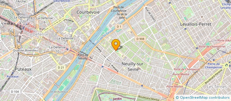 localisation de l'entreprise MADAME VERONIQUE SUDRY à NEUILLY-SUR-SEINE