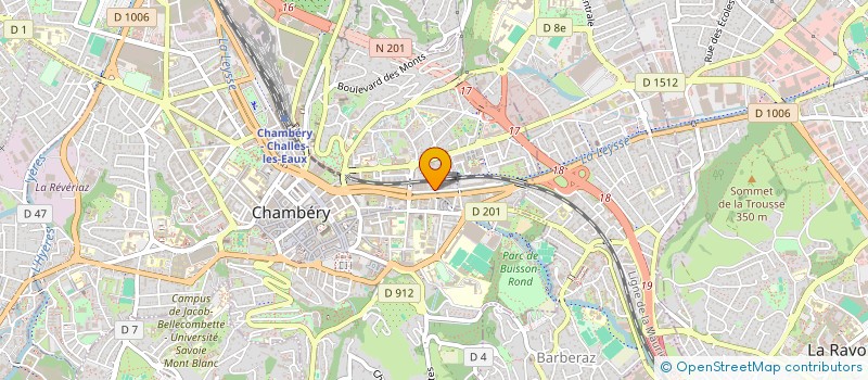 localisation de l'entreprise MADAME VERONIQUE SULPICE  CHAMBERY