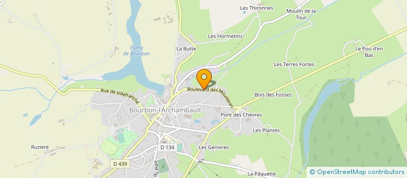 localisation de l'entreprise MADAME VERONIQUE SURE à BOURBON-L'ARCHAMBAULT