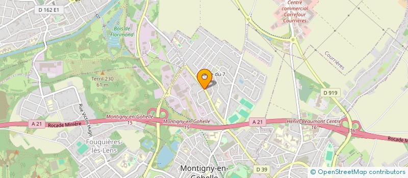 localisation de l'entreprise MADAME VERONIQUE SZYDLOWSKI  MONTIGNY-EN-GOHELLE