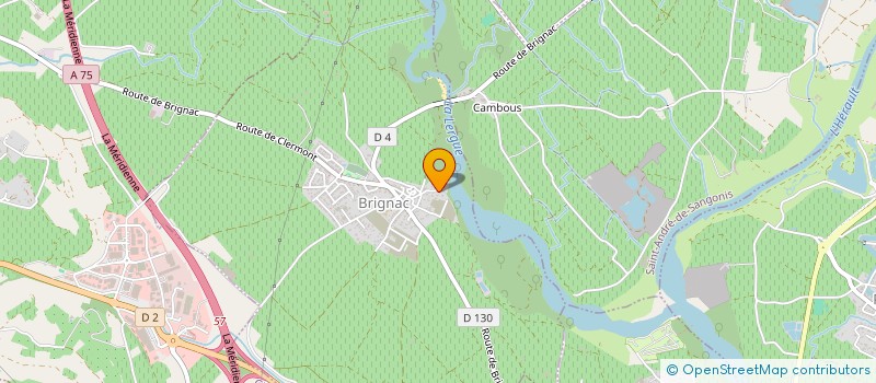 localisation de l'entreprise MADAME VERONIQUE TAGNON  BRIGNAC