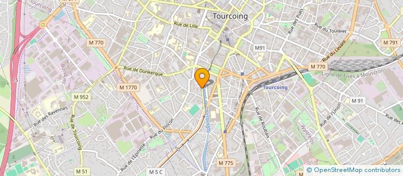 localisation de l'entreprise MADAME VERONIQUE TAINON à TOURCOING