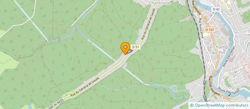 localisation de l'entreprise MADAME VERONIQUE TANCHOT  CHANTRAINE